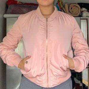 Pink Bomber Jacket